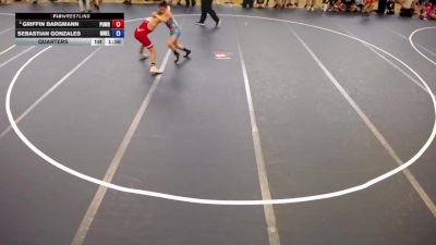 98 lbs Quarters - Griffin Bargmann, Pursuit Wrestling vs Sebastian Gonzales, MN Elite