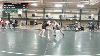 285 lbs Consi Of 4 - Joey Schneck, Maryland vs Steyn De Lange, Rider