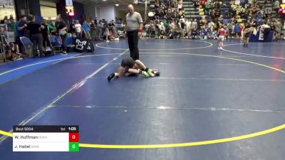 80 lbs Round Of 16 - William Huffman, Donahue WA vs Jackson Habel, Seneca Valley