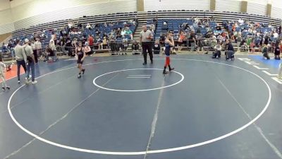 12U Boys - 78 lbs Champ. Round 1 - Grant Cole, Rochelle Wrestling Club vs Levi Pike, Michigan West Wrestling Club