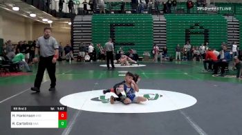 Match - Hayden Hankinson, Rise Elite vs Rocco Cartalino, Region Wrestling Academy