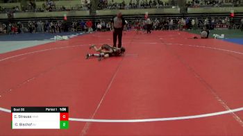 75 lbs Semifinal - Connor Bischof, Apple Valley vs Carter Strauss, No Nonsense Wrestling