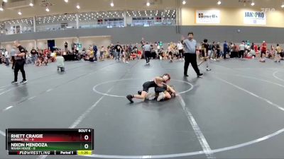 48 lbs Round 2 - Nixon Mendoza, Rough House vs Rhett Craigie, Rangers WC