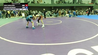 U16 FS - 106 lbs Semis - Ivan Caballero, NWWC vs Colton Withrow, CNWC Concede Nothing Wrestling Club