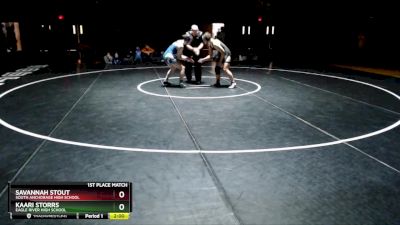 152G 1st Place Match - Savannah Stout, South Anchorage High School vs Kaari Storrs, Eagle River High School