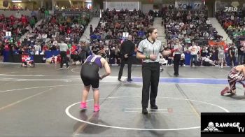 130 lbs Champ. Round 1 - Ben Bosch, Piper vs Karter Barnes, Osage Indians