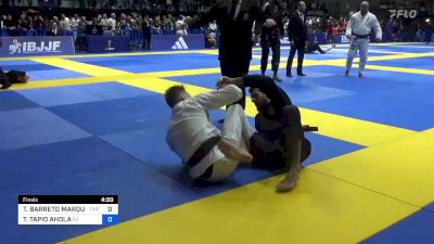 THIAGO BARRETO MARQUES vs TERO TAPIO AHOLA 2023 European Jiu-Jitsu IBJJF  Championship