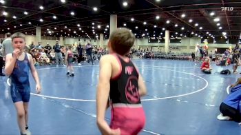 75 lbs Round 5 (6 Team) - James Cusker, Blackman WC vs Elijah Wiley, MF Purge