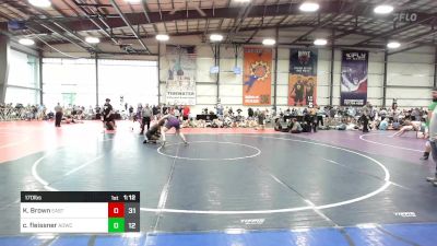 170 lbs Rr Rnd 1 - Kamar Brown, Eastern NC Wrestling vs Christian Fleissner, American Dream Wrestling Club