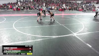 185 lbs Round 1 - Ameliano Rodriguez, Racine Area Wrestling Inc. vs Robert Mediano, Manitowoc Ships