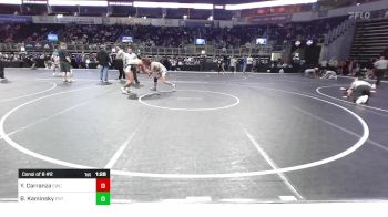 134.7-142.8 lbs Consi Of 8 #2 - Yaneli Carranza, Emporia Wrestling Club vs Bry Kaminsky, Florida National Team