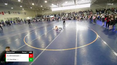 82 lbs Quarterfinal - Case Christensen, Wasatch Wrestling Club vs Pfischer Carnline, TW Wrestling