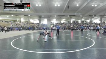75 lbs Quarterfinal - Syler Sayne, Halls Wrestling vs Jackson Reffner, Bradley Pride WC