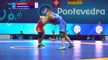 70 kg 1/4 Final - Kota Takahashi, Japan vs Amirmohammad Babak Yazdanicherati, Iran