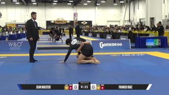 Franco Diaz vs Jean Maltese 2025 World IBJJF Jiu-Jitsu No-Gi Championship