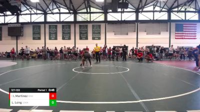 127-133 lbs Quarterfinal - Ilyana Martinez, Rough Riders Wrestling vs Londyn Long, Lion`s Den Wrestling Academy