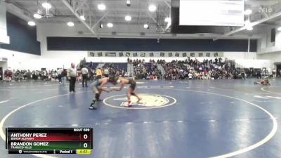 113 lbs Cons. Round 4 - Anthony Perez, Bishop Alemany vs Brandon Gomez, Trabuco Hills