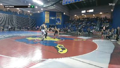 157 lbs Cons. Round 3 - Emory Gunby, Bishop McCort vs Jack White, Norwin