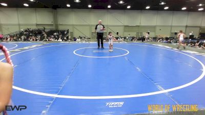 40 lbs Semifinal - Blakely Ponce, Super Girls K-6 Red vs Khalia Naifeh, Super Girls K-6 Blue