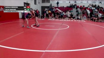 100 lbs Cons. Round 2 - Natalia Mendoza, Rawlins vs Lillia Sanchez, Carbon