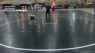 65 lbs 3rd Place Match - Declan Shields, Pigeon Forge Wrestling Club vs Luke Goodman, Minion Training Center