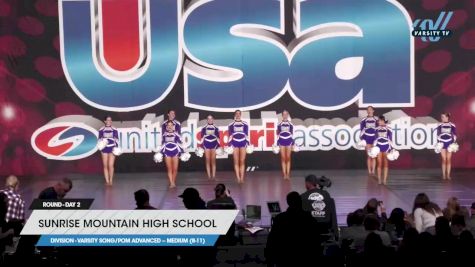 Sunrise Mountain High School - Varsity Song/Pom Advanced -- Medium (8-11) [2023 Varsity Song/Pom Advanced -- Medium (8-11) Day 2] 2023 USA Spirit & Junior Nationals/Collegiate Championships