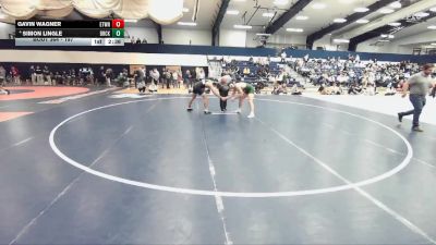 197 lbs Cons. Round 2 - Gavin Wagner, Elizabethtown vs Simon Lingle, Brockport