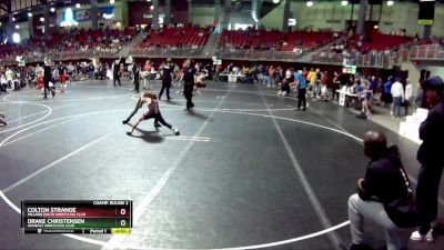 80 lbs Champ. Round 2 - Colton Strange, Millard South Wrestling Club vs Drake Christensen, Amherst Wrestling Club