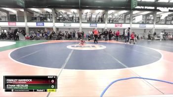 44-48 lbs Quarterfinal - Ethan Heckler, Morris Wrestling Club vs Finnley Hammock, Alton Little Redbirds