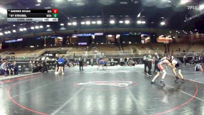 165 lbs Cons. Semi - Andres Rojas, Miami Southridge Hs vs Sy Strobel, West-Oak