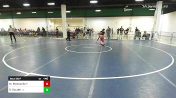 132 lbs Consi Of 32 #1 - Matthew Randolph, MN vs Gavin Bauder, CA