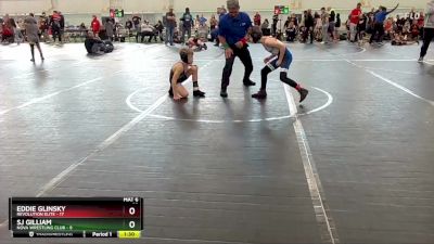 68 lbs Finals (8 Team) - Eddie Glinsky, Revolution Elite vs SJ Gilliam, NOVA Wrestling Club