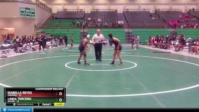 140 lbs Quarterfinals (8 Team) - Isabella Reyes, Osborne vs Linda Tercero, Gilmer