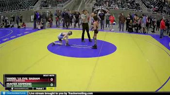 71 lbs Quarterfinal - Yandel `Lil Evil` Basham, HotShots Wrestling vs Hunter Hammond, Rock Of Redmond Wrestling