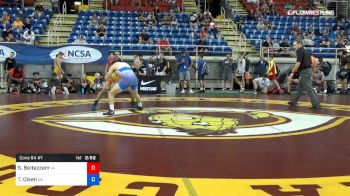 145 lbs Cons 64 #1 - Swhaib Beitazzam, Virginia vs Tyler Olsen, Oregon