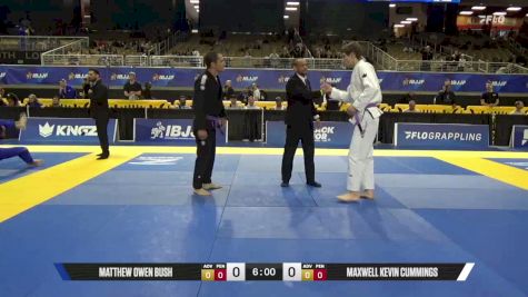 Maxwell Kevin Cummings vs Matthew Owen Bush 2026 Pan Jiu Jitsu IBJJF Championship