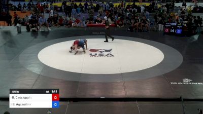 126 lbs Semis - Bruno Cassioppi, IL vs Brenden Jorden Agcaoili, NV