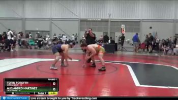 220 lbs Round 1 (8 Team) - Torin Forsyth, Kansas Blue vs Alejandro Martinez, California