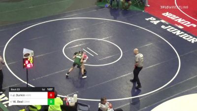 82 lbs Round Of 64 - Jacob Durkin, Hopewell vs Westen Beal, Connellsville