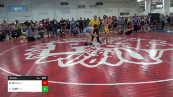 96-S lbs Semifinal - Mason Brown, NC vs Hunter Sutfin, MI