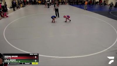 Round 1 - Sophia Smude, Blaine vs Lola Geiser, NYM (New York Mills)