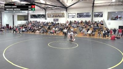 157 lbs Champ. Round 2 - Mason Cantu, Indianapolis vs Michael Ortega, Unattached-Indianapolis