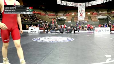 All Cadet Boys Freestyle Upper - 144 lbs Cons. Round 2 - Ruben Soliz, The GR818ERS Wrestling Club vs Alexandros Padilla, Delta Wrestling Club