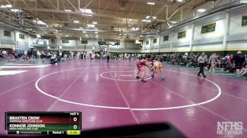 152 lbs Cons. Round 2 - Konnor Johnson, Bison Wrestling Club vs Braxten Crow, Sheridan Wrestling Club