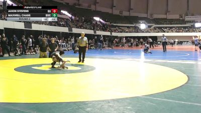 Rookie 3-5 60 Round 2 - Jaxon Stevens, Bull Island Grappling vs Maxwell Chase, Raider Nation Wrestling Club