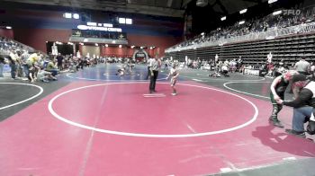 74 lbs Rr Rnd 2 - Taryn Sundeen, No Team vs Lilly Adkisson, Teller Takedown