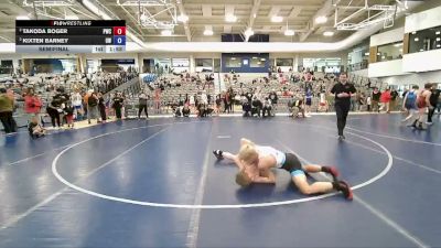 144 lbs Semifinal - Takoda Boger, Protos Wrestling Club vs Kixten Barney, Uintah Wrestling