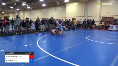 70 kg Rnd Of 64 - Morgan Fuenffinger, Naval Academy Prep School vs Kendall Frame, Wyoming Wrestling RTC