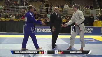 Nadia Frankland vs Maria Carolina Barón Vicentini 2025 Pan Jiu Jitsu IBJJF Championship