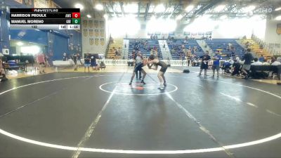 132 lbs Round 6 (8 Team) - Harrison Proulx, Avalon WC vs Manuel Moreno, Greasers